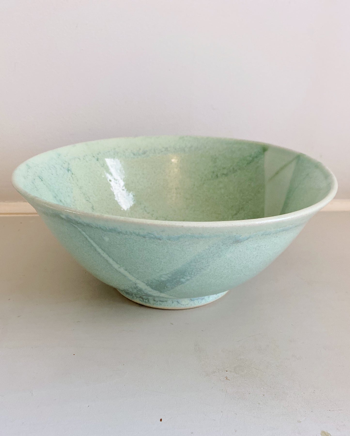 Large Salad Bowl - Pale Waters